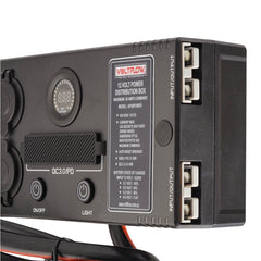 VoltFlow 12V Power Extension Box 50Amp with Anderson, USB & Cig Sockets