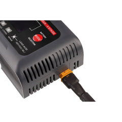 Close-up image of the power plug of VoltFlow's 12/24v Battery Charger