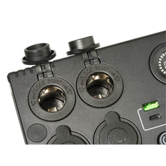 VoltFlow 12V Power Extension Box 50Amp with Anderson, USB & Cig Sockets
