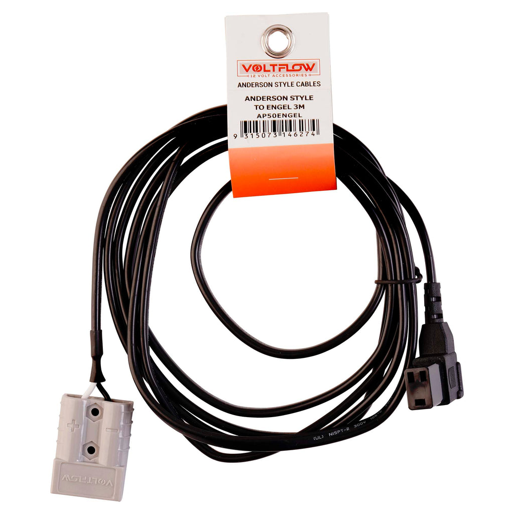 VoltFlow 12V Anderson Style Plug to Engel Fridge Plug 3metre · VoltFlow 12 Volt Australia