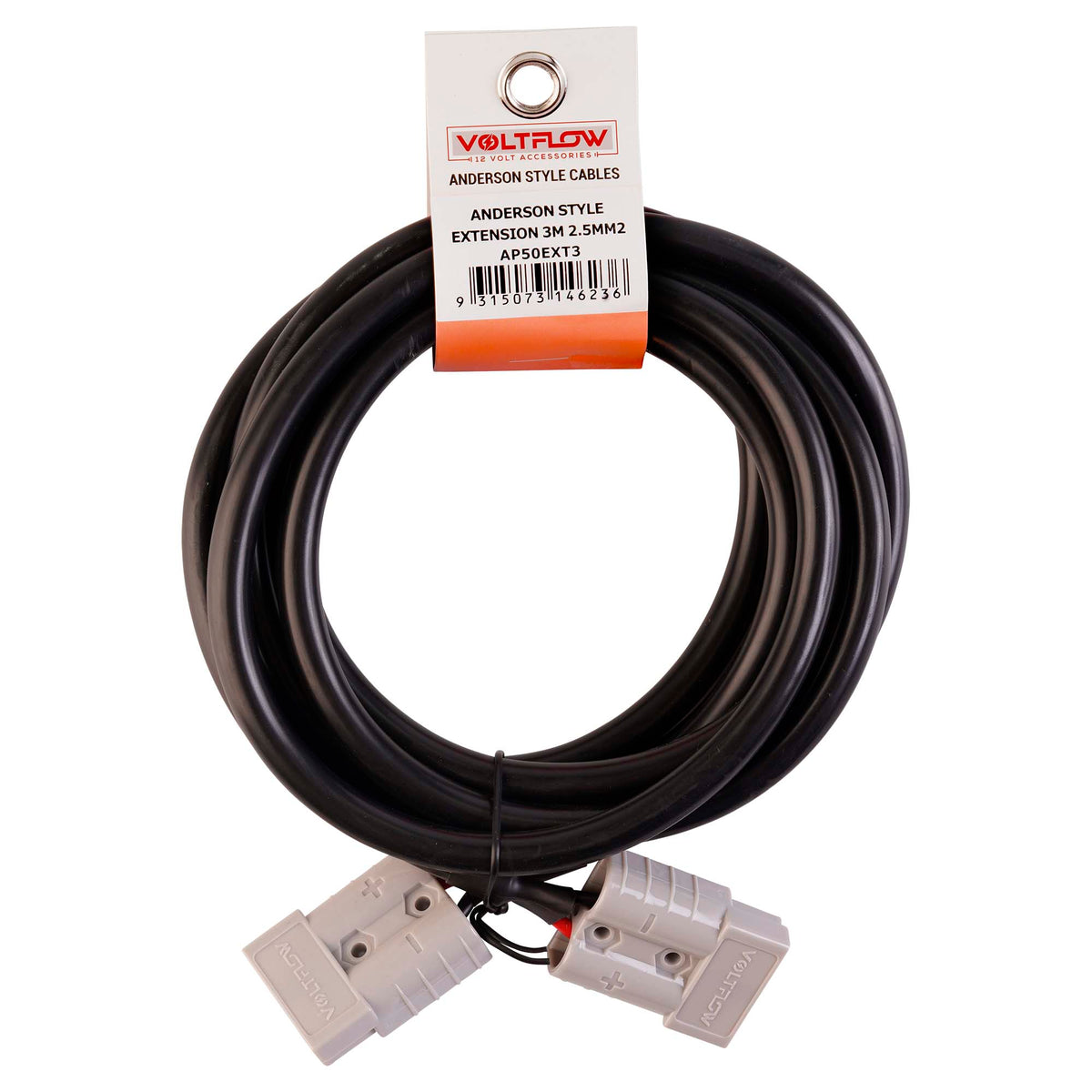 VoltFlow 12V Extension Lead with Anderson Style Plugs