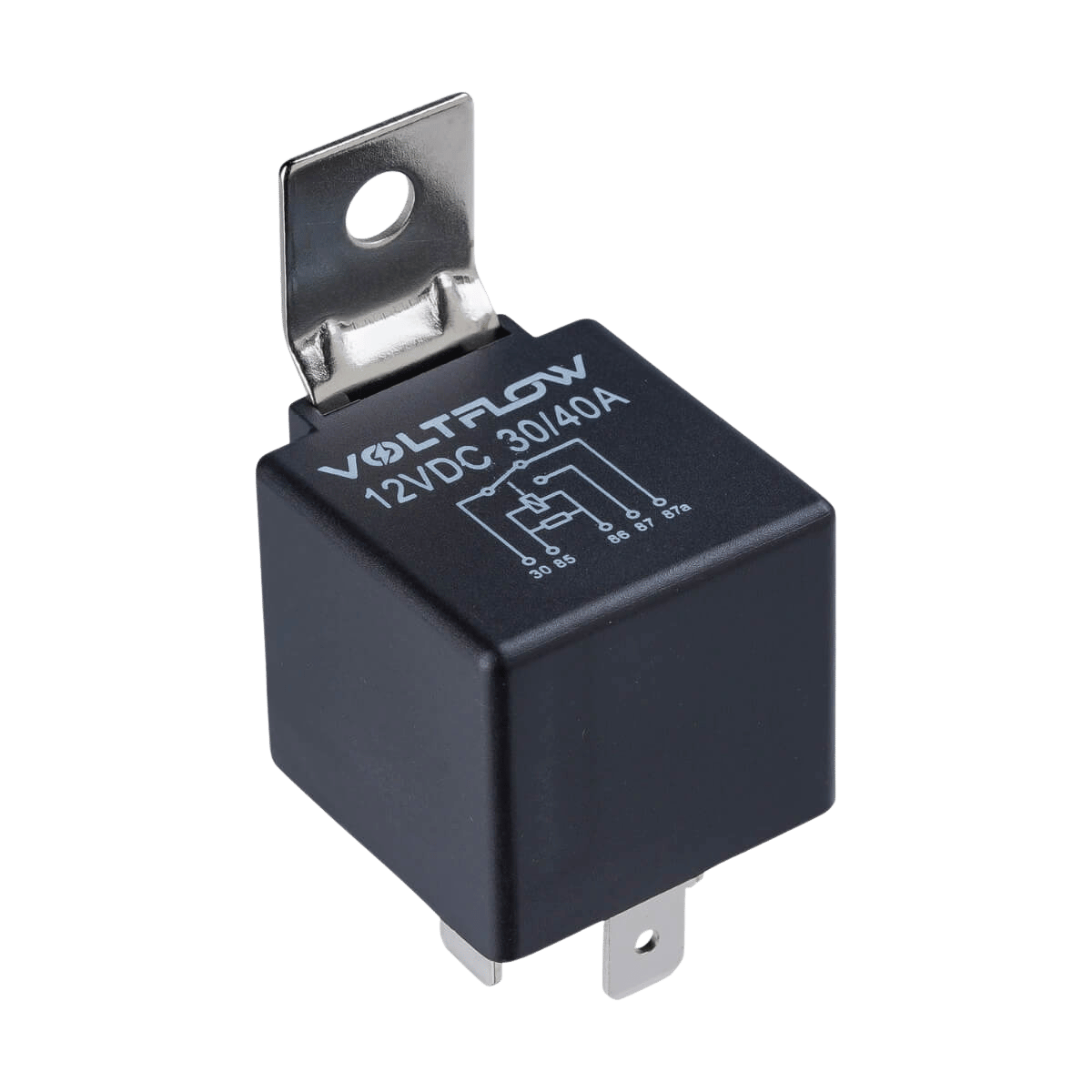 VoltFlow High-Capacity Relay with Resistor - 40Amp 12V - 5 PIN