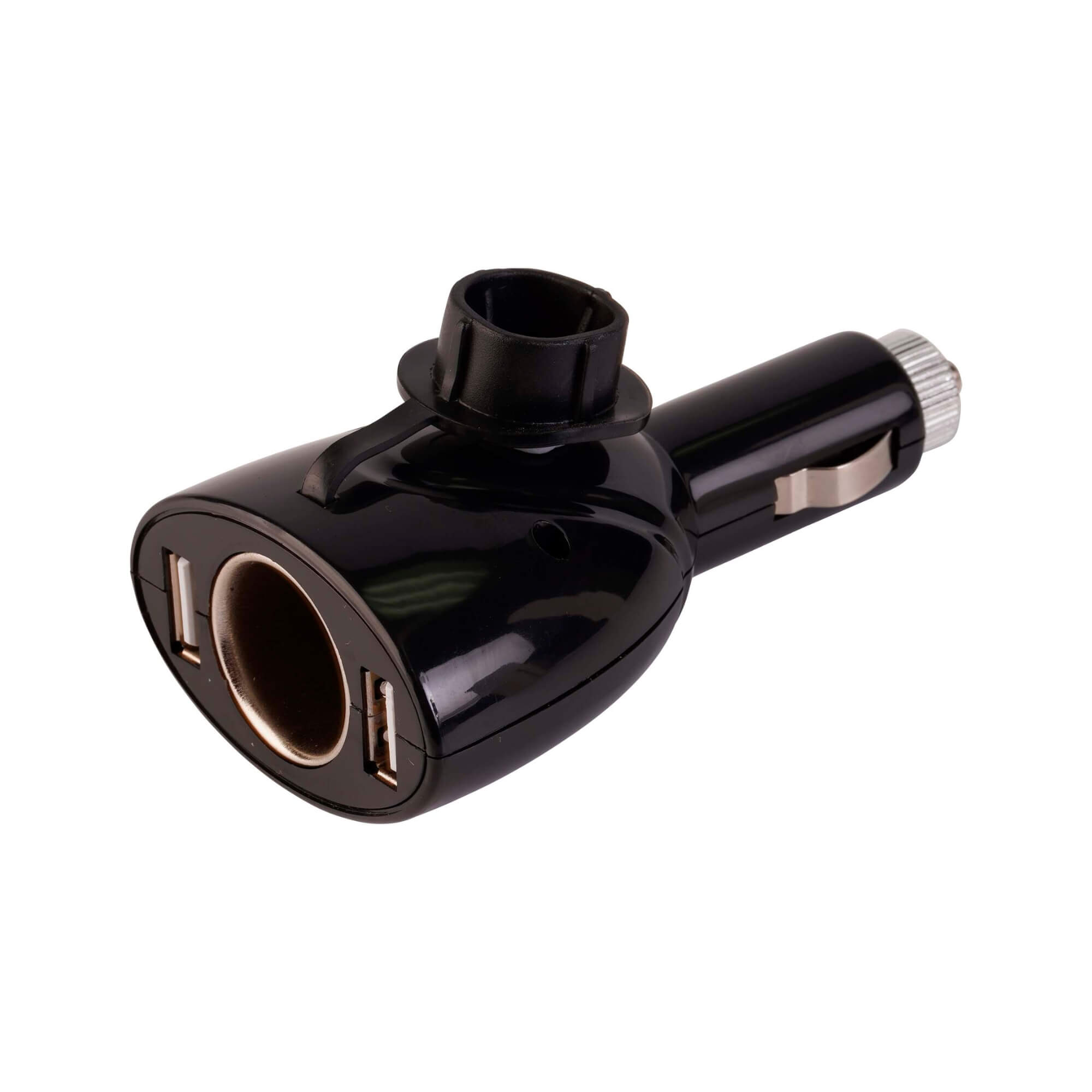 12v Accessory Socket Adapter VoltFlow 12V Accessory Socket & Dual USB Outlet With Dust Cap 2.4Amp ...