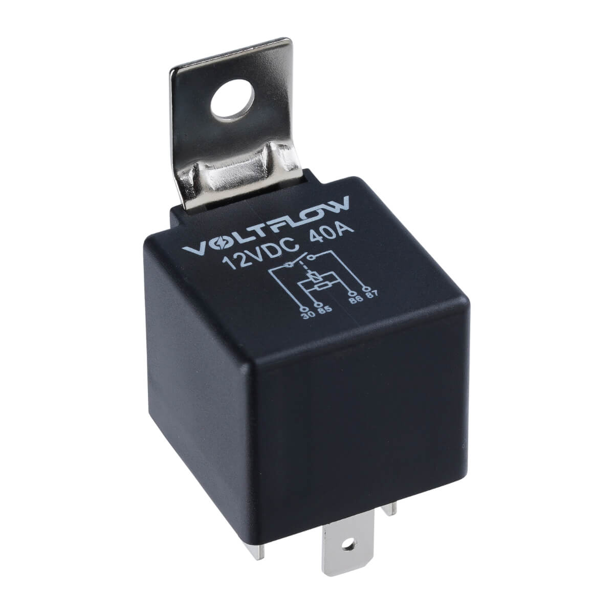 VoltFlow High-Capacity Relay - 40Amp 12V - 4 PIN