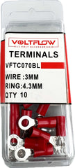VoltFlow Ring Terminals 10 Piece