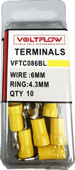 VoltFlow Ring Terminals 10 Piece
