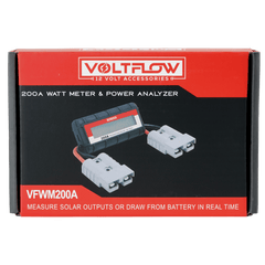 VoltFlow 200Amp Watt Meter & Power Analyser