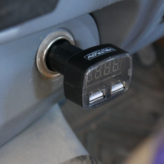 VoltFlow 12V Volt Gauge Accessory Plug Style With Dual USB