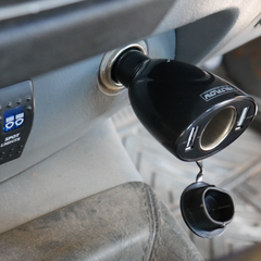 VoltFlow 12V Accessory Socket & Dual USB Outlet With Dust Cap 2.4Amp