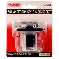 VoltFlow Flush Mount with 12V Anderson Style Plug with Accessory Socket