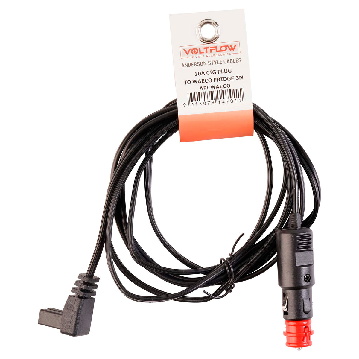 VoltFlow 12V Accessory Plug To Waeco Fridge Plug 3metre