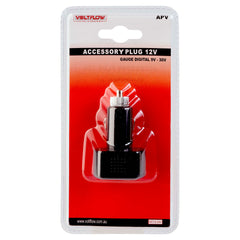 VoltFlow 12V Volt Gauge Accessory Plug Style