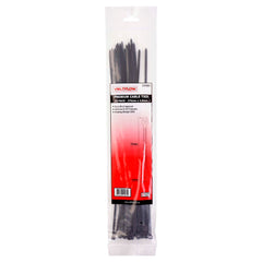 VoltFlow Premium Black & White Cable Ties Packs of 25