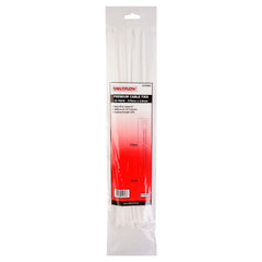 VoltFlow Premium Black & White Cable Ties Packs of 25