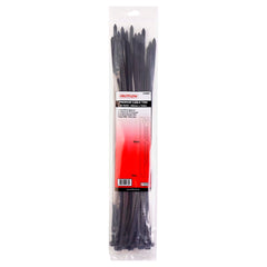 VoltFlow Premium Black & White Cable Ties Packs of 25