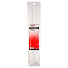 VoltFlow Premium Black & White Cable Ties Packs of 25