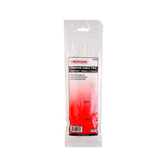 VoltFlow Premium Black & White Cable Ties Packs of 25