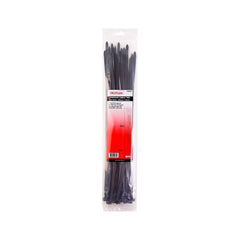 VoltFlow Premium Black & White Cable Ties Packs of 25